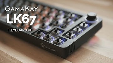 GAMAKAY LK67 Keyboard Kit Unboxing, Build, Typing Sounds, Review