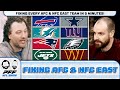 Fixing every afc  nfc east team in 5 minutes  pff nfl show