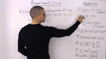 Properties of Limits Example 1