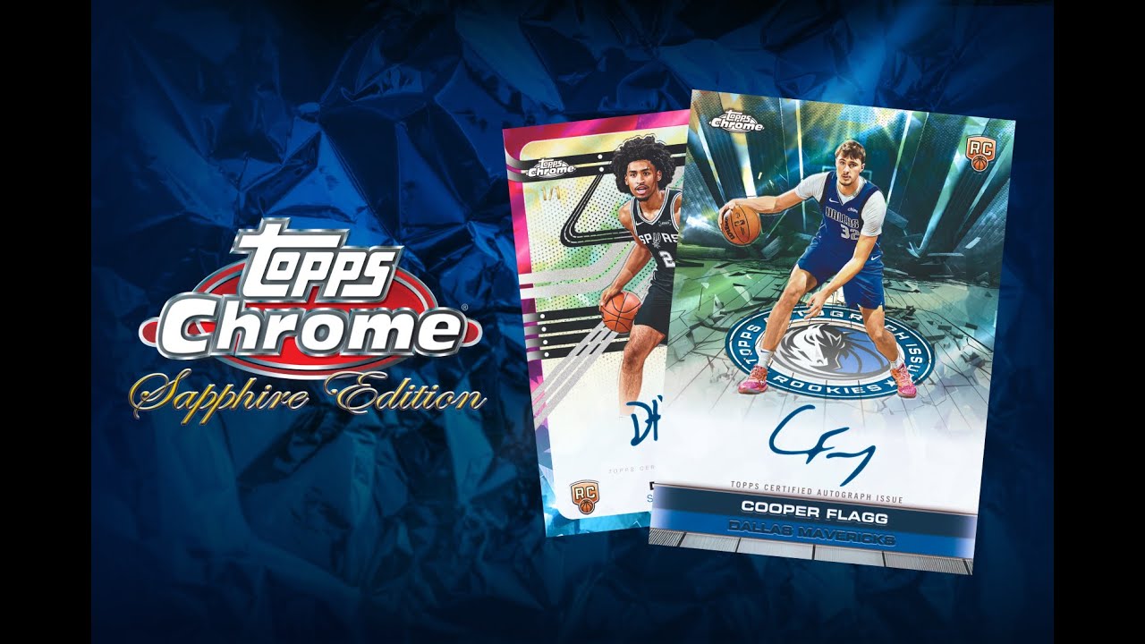 2025-26 Topps Chrome®️ Basketball Sapphire 1BOX RT | CardSino Breaks #554🏀