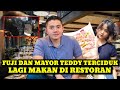 Romantis  fuji an  mayor teddy terciduk media lagi jalan bergandengan tangan