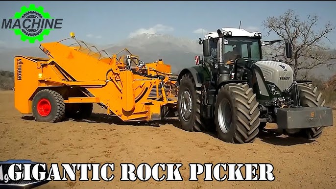 Picking stones just got a lot easier with this machine! 