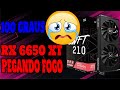 RX 6650 XT DA XFX PEGANDO FOGO ? COMO RESOLVER !