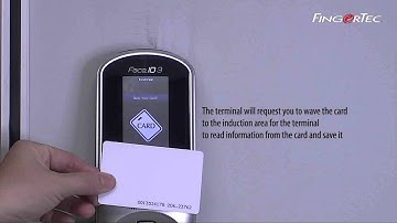 Face ID 3 - RFID Card Enrollment