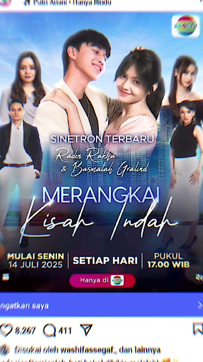 Sinetron terbaru Raka dan Mala 'Merangkai Kisah Indah' #basmalahgralind #radenrakha #indosiar