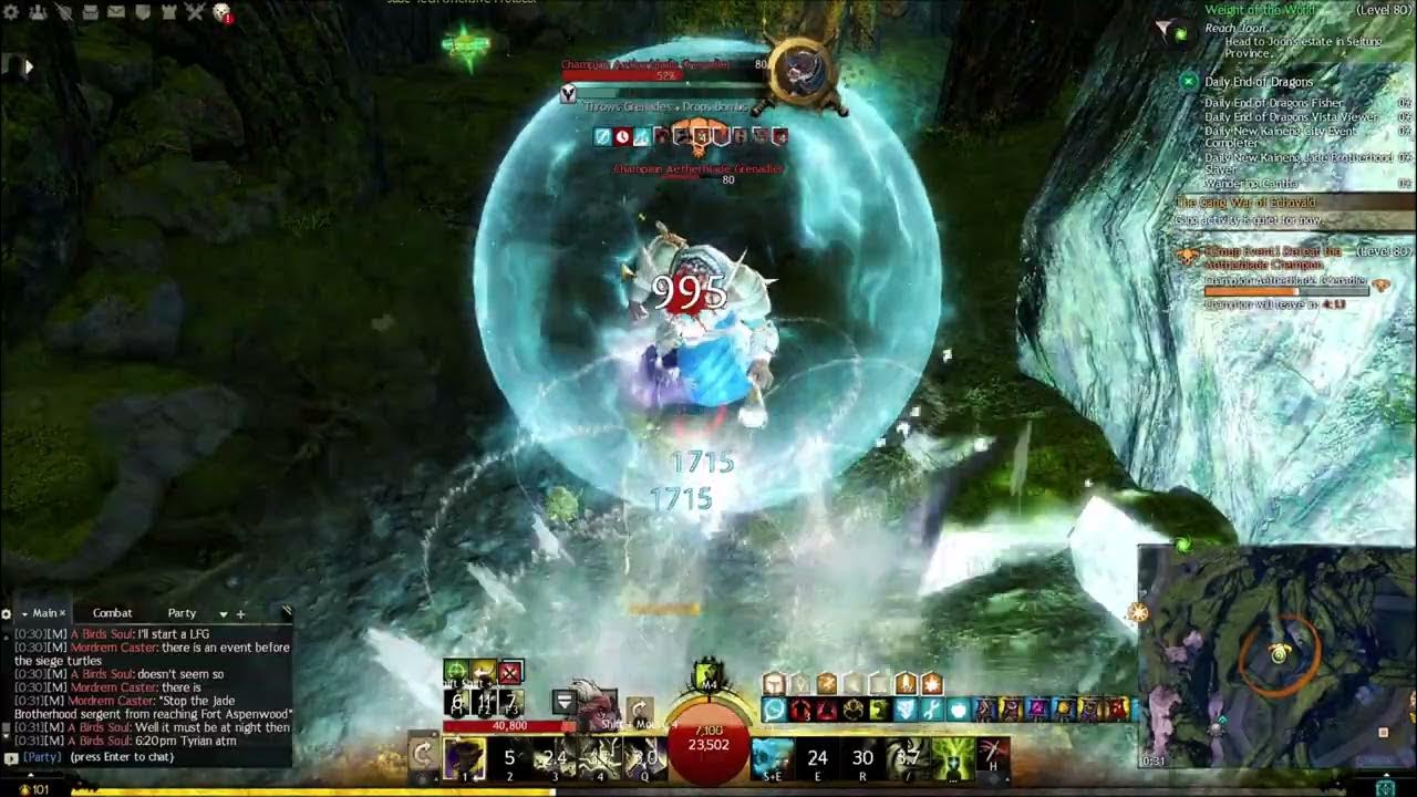 GW2 EoD UNTAMED Testing Greatsword/Hammer Comp. on CHAMPION