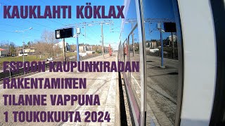 Espoon kaupunkiradan asemat: Kauklahti osa 2