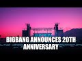 BigBang Announces 20th Anniversary World Tour
