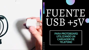 ¿Se puede utilizar un cargador USB como fuente de alimentación?