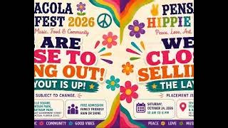 Three months from today Pensacola Hippie Fest takes over Seville Square