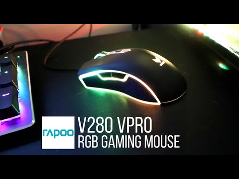 Rapoo V280 VPRO Optical RGB Gaming Mouse Unboxing 2019