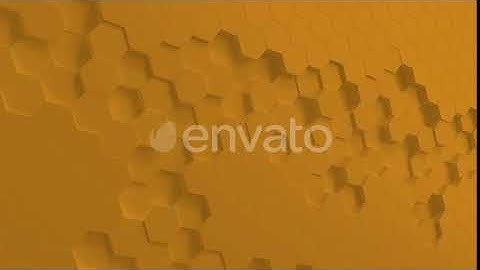 3D Yellow Abstract Polygons And Blocks Background 4K | Motion Graphics - Envato elements