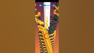 stack ball //Azur games//stack ball game // level 80 #Raregamer 🔥 #shorts #stackball #ytshorts