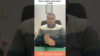 Step involved in OPC private Limited