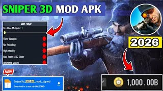 [Mobile Shooting Game] Sniper 3D Mod Apk v6.13.0 New Update 2026 - Mod Menu screenshot 4