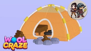 Wool Craze Puzzle level 98 Camp | Mobile Gameplay Walkthrough |