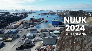 Nuuk Greenland - from all over Nuuk - april 2024