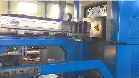 Full auto distribution gap core cutting machine with auto stacker