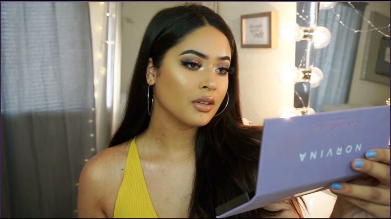 Chatty Get Ready : NEW ABH NORVINA Palette + Get to know me! |Taisha - YouTube