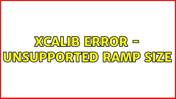 Ubuntu: xcalib error - unsupported ramp size (2 Solutions!!)