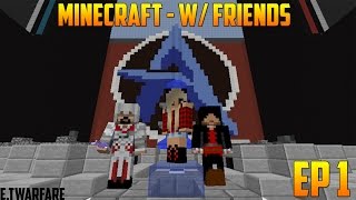 Minecraft -  Skywars EP1 W/ friends