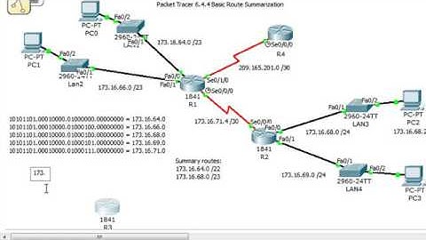 Packet Tracer, VLSM, CIDR and Summary Routes   Part 4   Free Computer Science Video Lecture