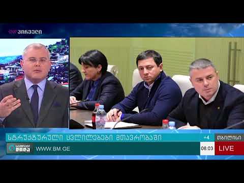 დაპატარავებული მთავრობა და ფუნქციების გადანაწილება სამინისტროებს შორის