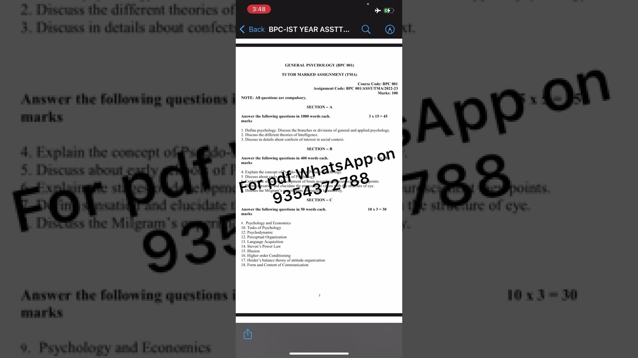 BPC 001 ENGLISH MEDIUM SOLVED ASSIGNMENT 2022-23 FOR PDF WHATSAPP ON 9354372788