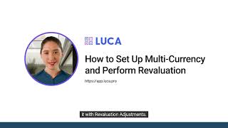 How to Set Up Multi Currency and Perform Revaluation