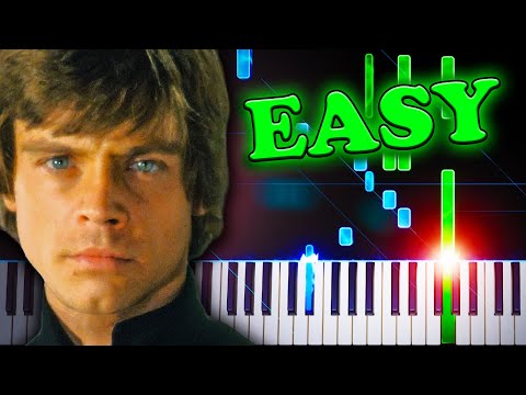 Видео: John Williams - The Force Theme (Star Wars) - EASY Piano Tutorial