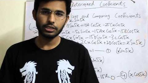 Undetermined Coefficient