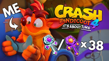 My 38 Platinum/Developer Relics in Crash Bandicoot 4: It