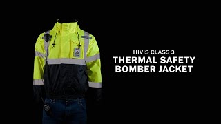 HiVis Thermal Safety Bomber Jacket