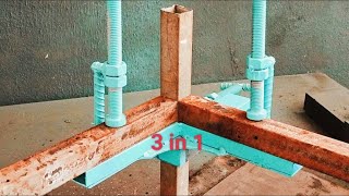 Cách Tạo Vam Kẹp Góc Vuông  Đa Năng 3 in 1|Thật Đơn Giản | How to Create a Versatile Angle Clamp