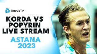 Alexei Popyrin vs Sebastian Korda Live Tennis Stream | Astana 2023 screenshot 4