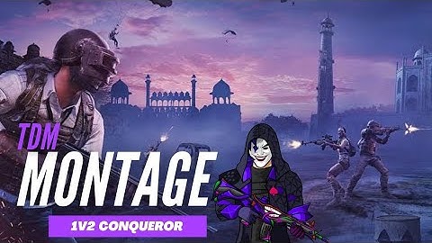 Random 2 conqueror player call me noob 😈|| challenge for 1v2  TDM Room ⚡|| only M416✨