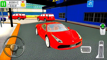 Ferrari Car Drive #7 - Driving On Multi Level Parking 7 - Android Gameplay