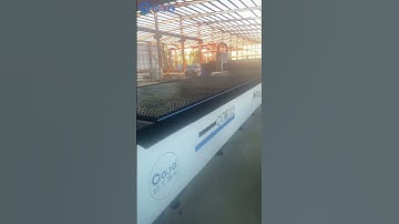 Gantry Moving Test in Clients Workshop Laser Cutting Machine