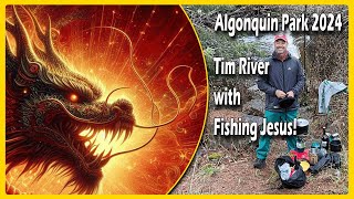 On the Tim River in Algonquin Park w/ Fishing Jesus, Spring 2024 #algonquinpark #fishing #trout