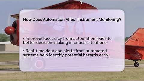 How Does Automation Affect Instrument Monitoring? - Air Traffic Insider