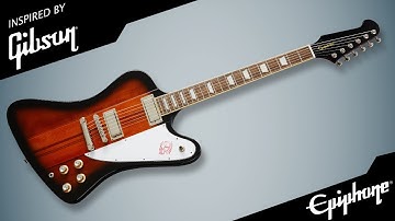 Epiphone FIREBIRD Vintage Sunburst sound & review.