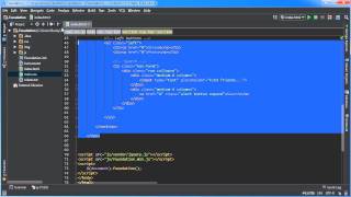 Foundation for Responsive Web Design Tutorial - 9 - Top Nav Search and Left Menu