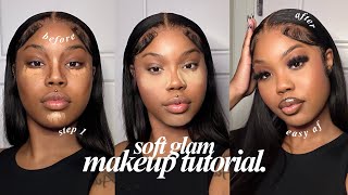 my everyday soft glam makeup routine *detailed* | updated makeup tutorial screenshot 1