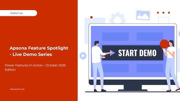 October 2025 | Apsona For Salesforce Feature Highlights & Demo