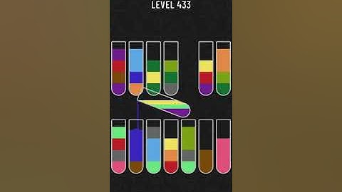 Water Sort Puzzle   level 433 !!! Mobile Cell Phone Game Walkthrough Android / Apple