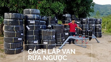 Hướng dẫn cách lắp đặt rửa ngược cho lọc đĩa