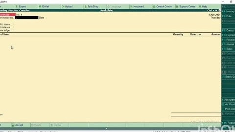 Recording Purchase Entry in Tally ERP.9 with example  | Tally Tutorial in Hindi |