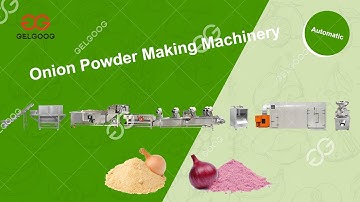 Automatic Onion Powder Making Machinery（Peeler/Cutter/Dehydration/Powder）