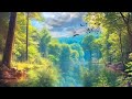 Soothing relaxing music  nature sounds water sound for stress relief sleep meditation and study