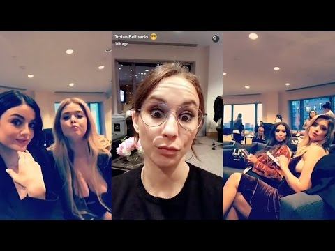 Troian Bellisario On Snapchat Pretty Little Liars Cast April